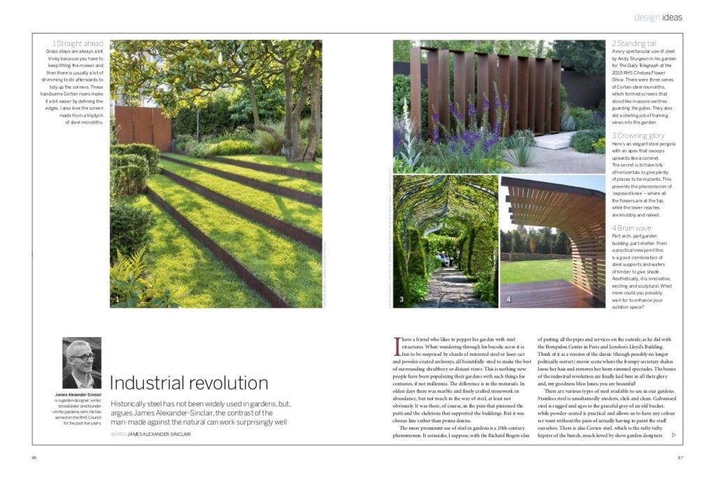 Gardens Illustrated Design Ideas Steel