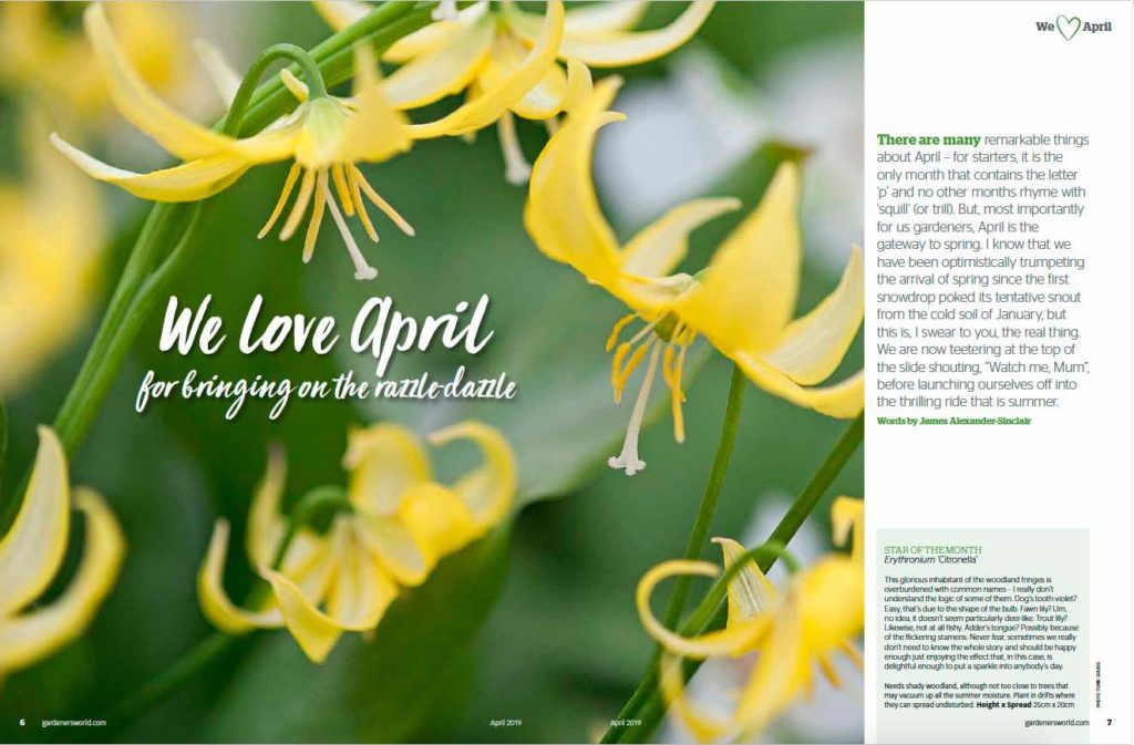 Gardeners World April 2019